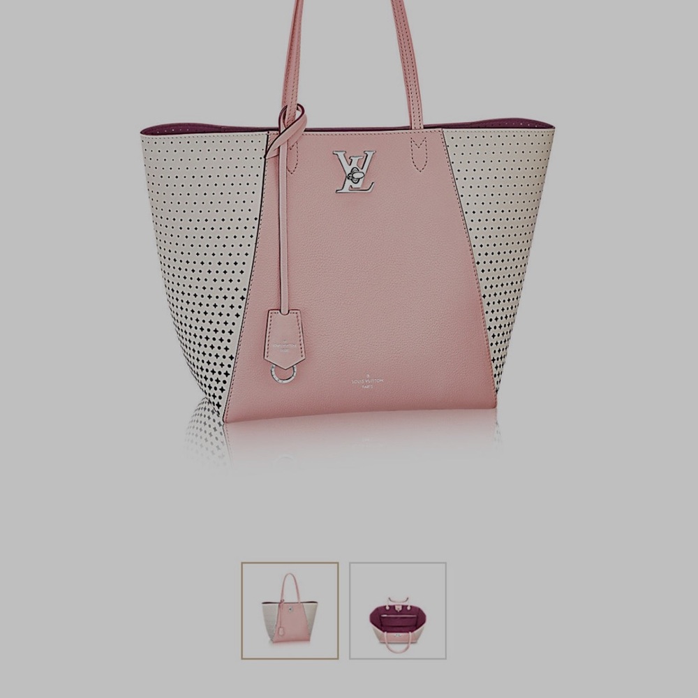 Louis Vuitton- LOCKME CABAS in pink